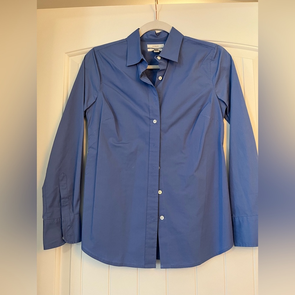 J. Crew blue button down
